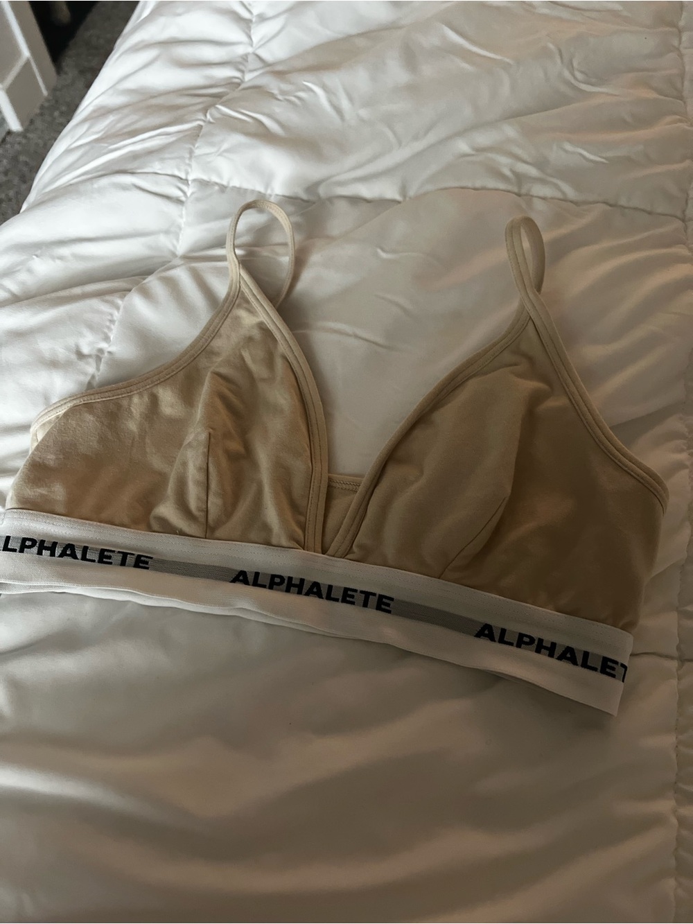 Alphalete Sports Bralette Tan